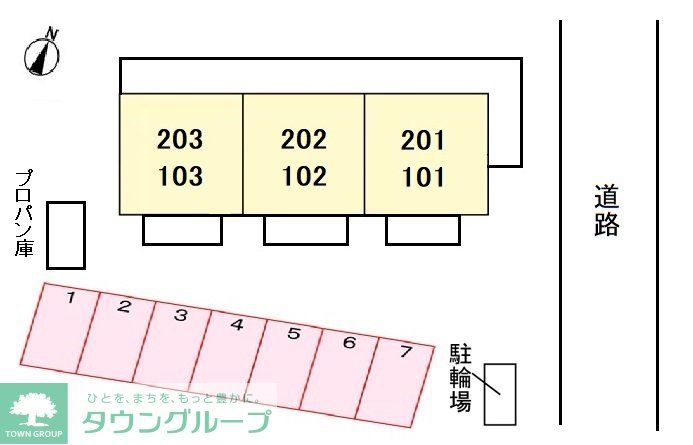 駐車場　間取図