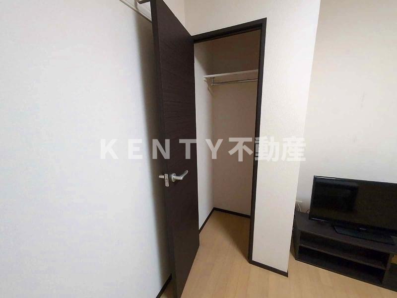 収納　たっぷりとした収納スペースです