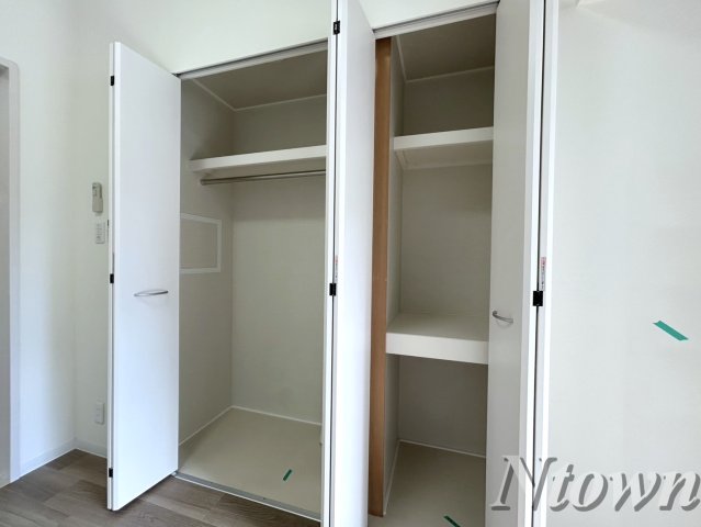 収納　たっぷりとした収納スペースです