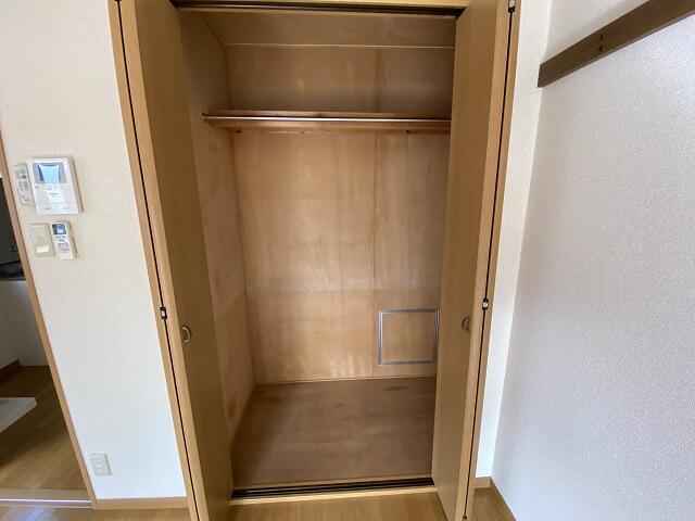 収納　十分な収納スペースがあります