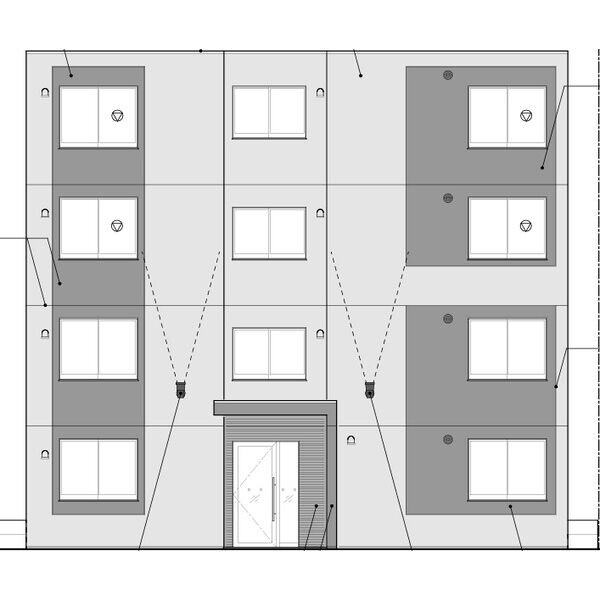 建物外観　完成予定図