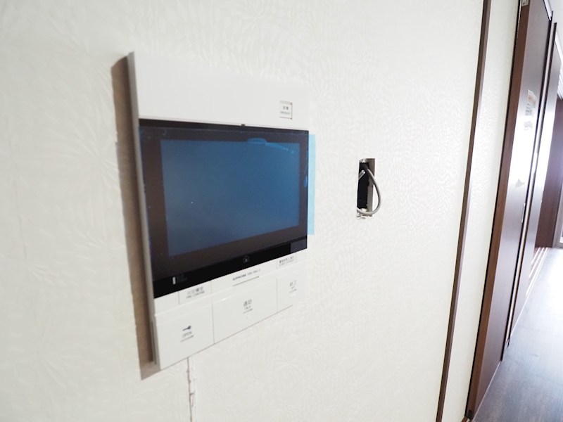 セキュリティ　モニタ付きインターホンで安心安全