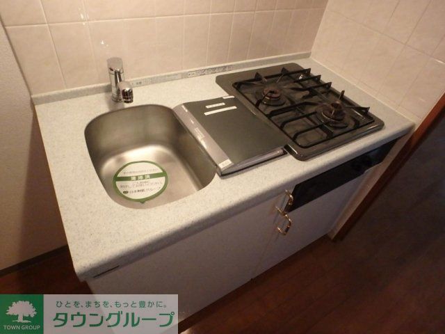 キッチン　システムキッチン(2口ガスコンロ)