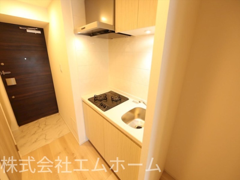 キッチン　システムキッチン（ガス2口コンロ付）