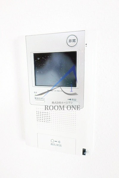 セキュリティ　モニター付きインターホンです。