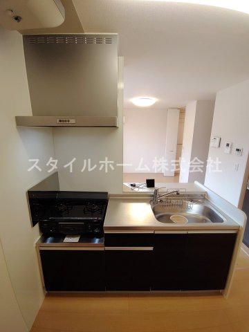 キッチン　コンパクトなキッチンで掃除もラクラク