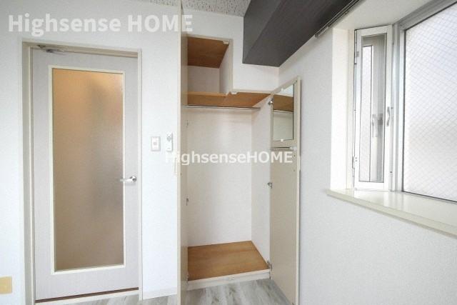 収納　たっぷりとした収納スペースです