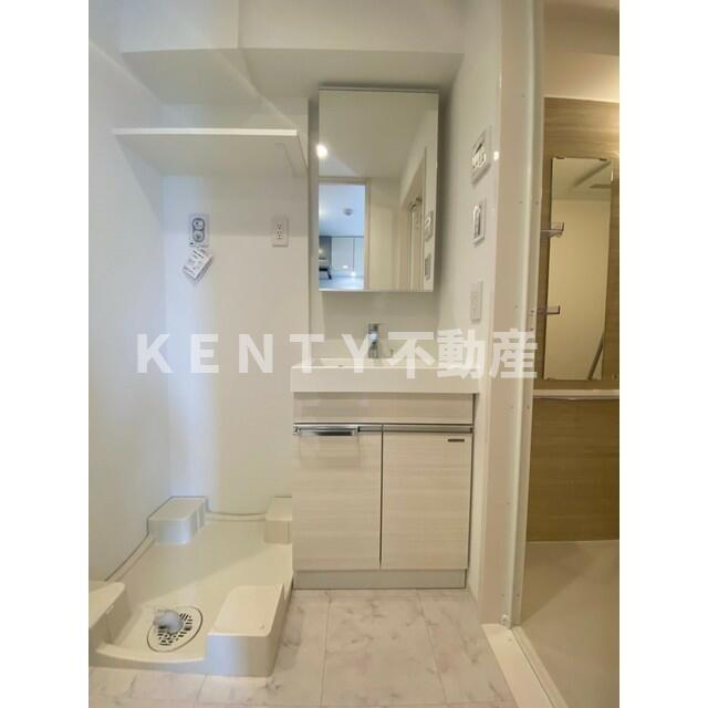 洗面設備　使いやすい洗面所です