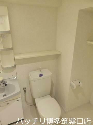 トイレ　別号室タイプの為、現状を優先します