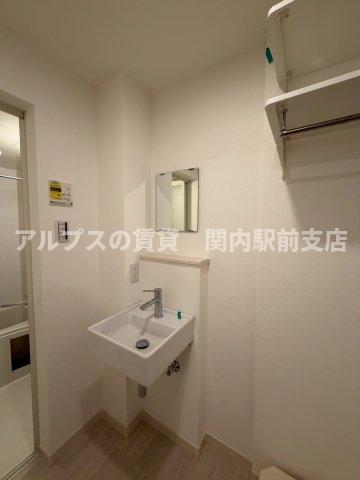 洗面設備　撮影：建築中