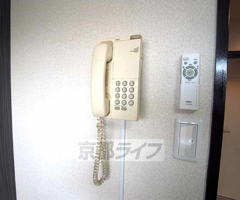 セキュリティ　インターホンです。