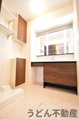 洗面設備　うどん県のお部屋探しはうどん不動産へ うどんちゃんとLINE