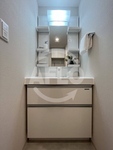 洗面設備　プレディアコート本町　独立洗面台