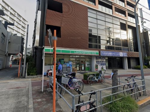 コンビニ　ローソンストア100 関目高殿店（コンビニ）まで302m