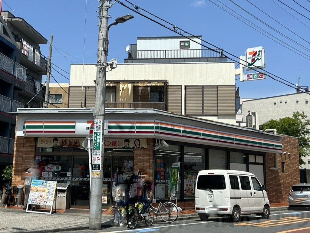 コンビニ　セブン-イレブン 亀戸３丁目店（コンビニ）まで450m