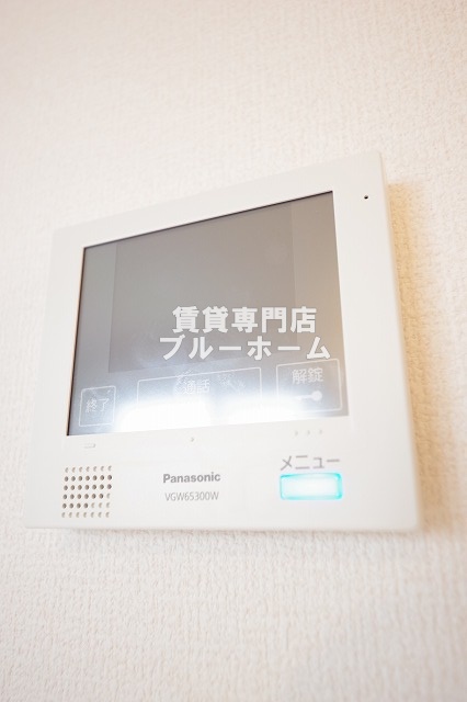 セキュリティ　モニター付きのインターホンです！