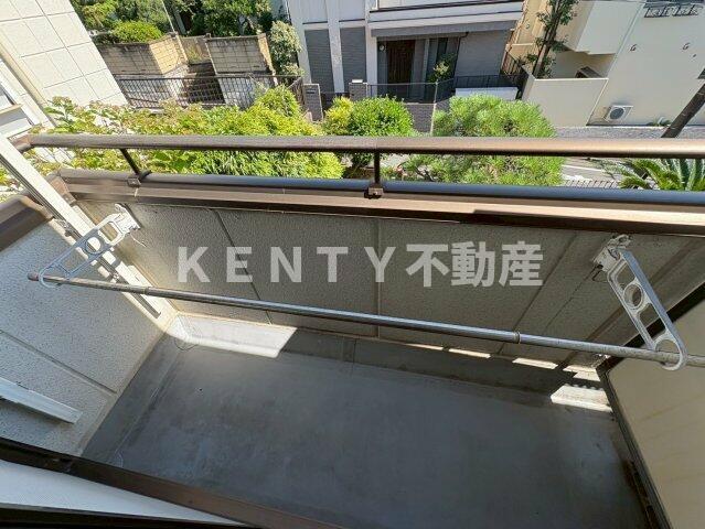 バルコニー　落ち着いた時間を過ごせるバルコニーです