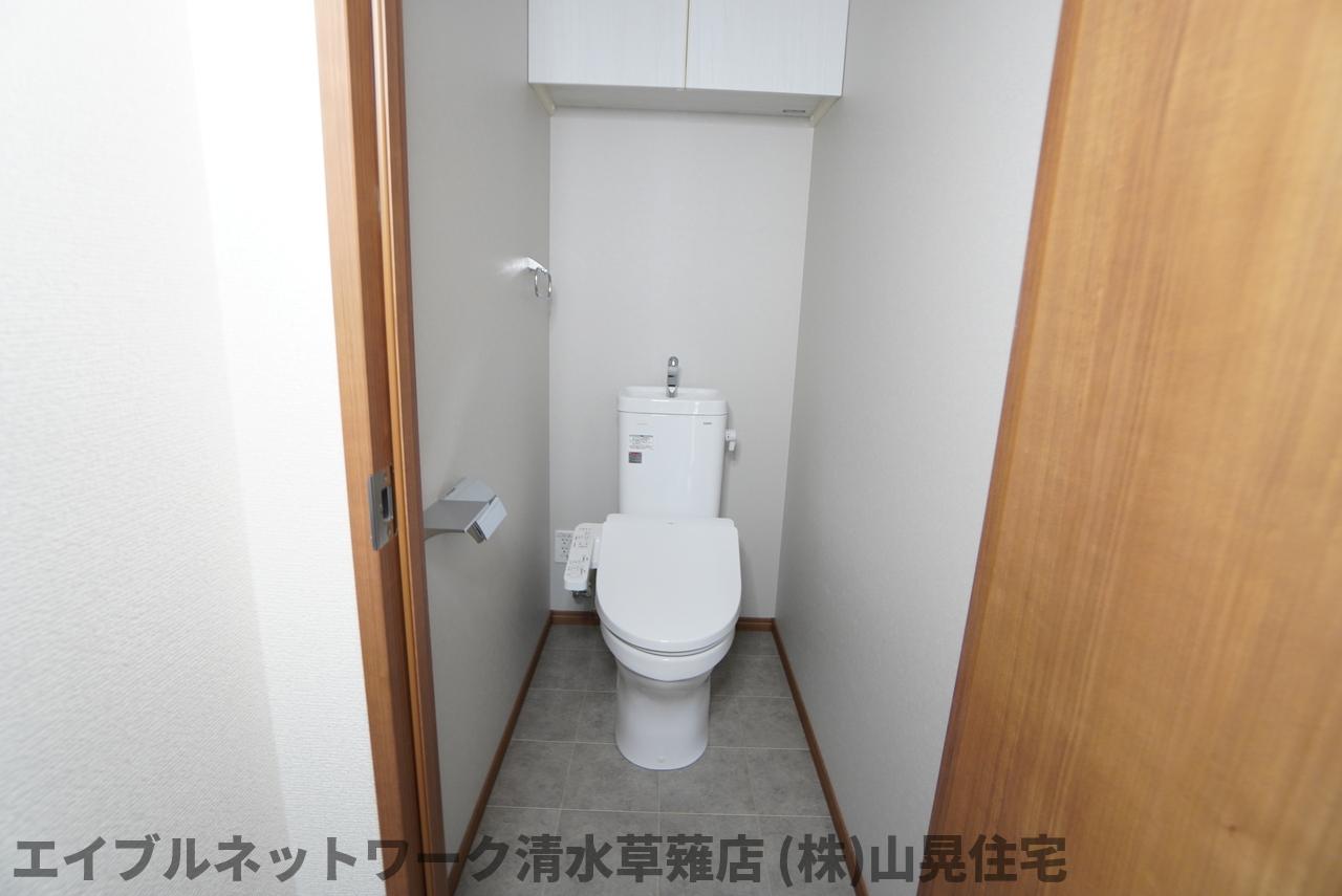 トイレ　ゆったりとした空間のトイレです