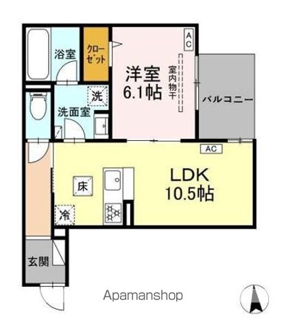 エスペリア栄町の間取り写真
