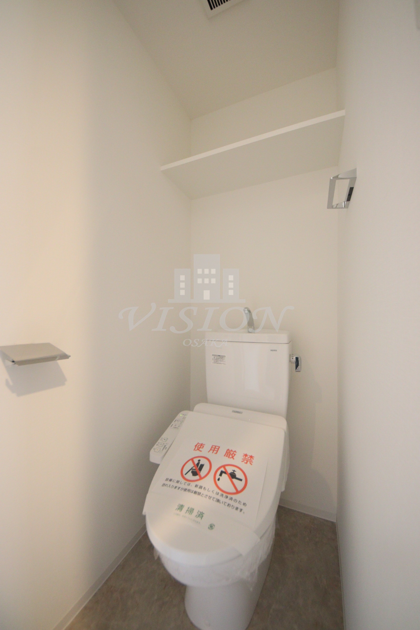 ＪＲ東西線 加島駅 徒歩4分 13階建 築5年のトイレ写真