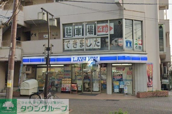 コンビニ　ローソン東別院店（コンビニ）まで390m