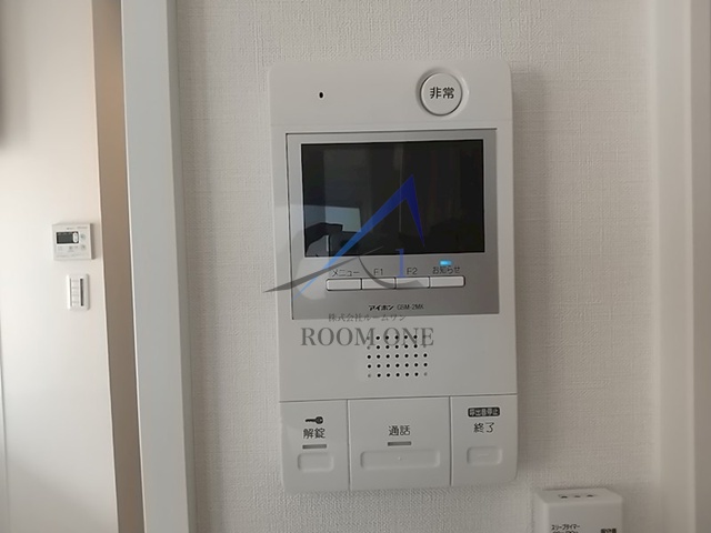 セキュリティ　モニター付インターホンです。