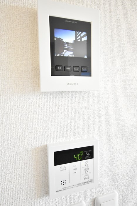 その他設備　来客確認ができるモニター付きインターホン♪