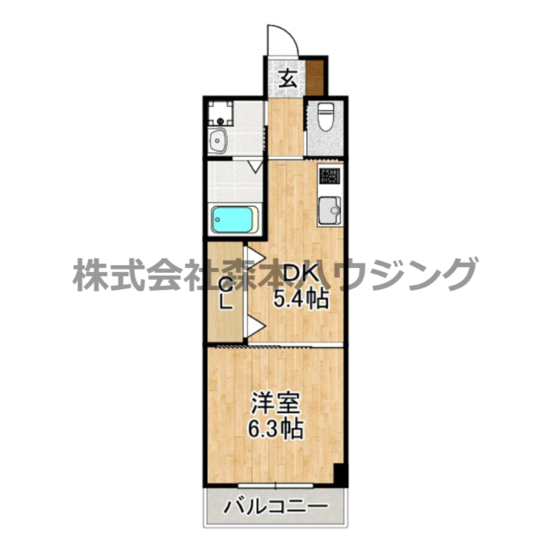 サンフレンドソラーナの間取り写真