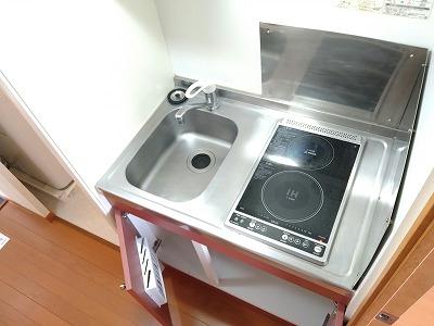 キッチン　シングルレバー設置
