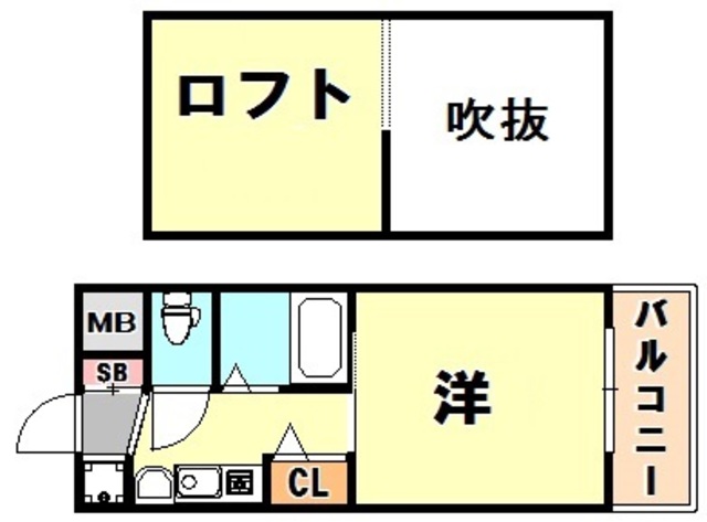 エステムコート三宮駅前ラ・ドゥーの間取り写真