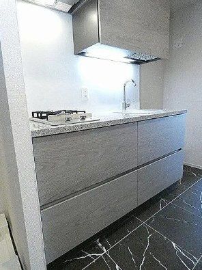 東急目黒線 不動前駅 徒歩6分 7階建 築5年のキッチン写真