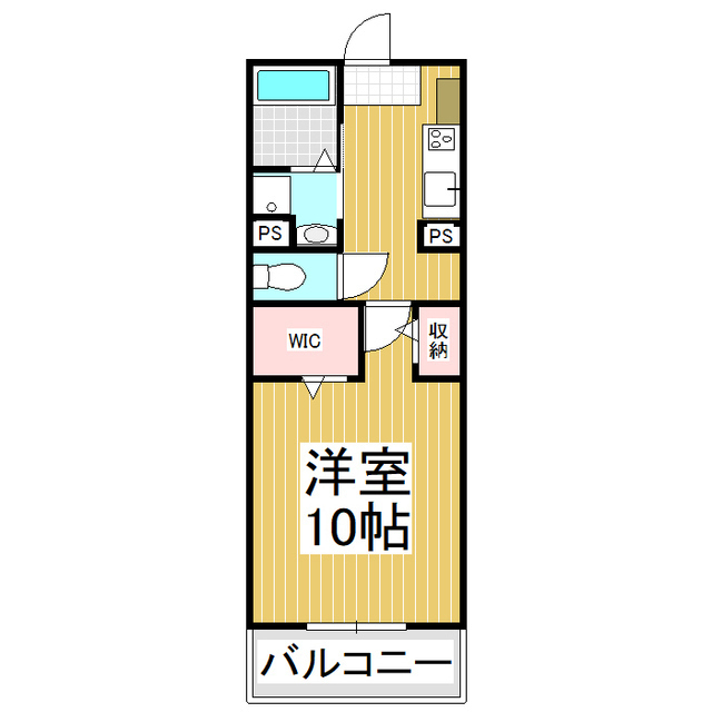 コンフォーティア踏入Bの間取り写真