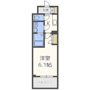 エスリード谷町六丁目レジデンスの間取り写真