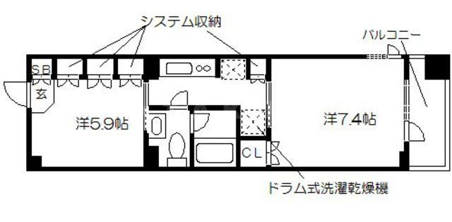 アルス大手前プレミアの間取り写真