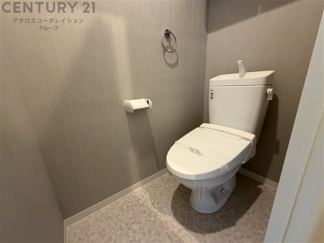 トイレ　ゆったりとした空間のトイレです