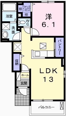 ラフレシールあぼしEの間取り写真