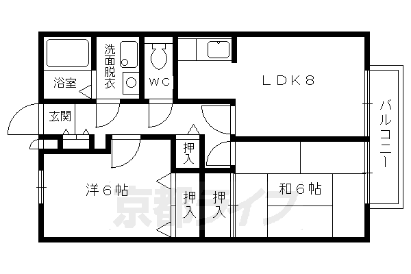 メゾンエイワの間取り写真