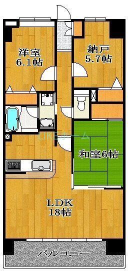 メルベーユの間取り写真