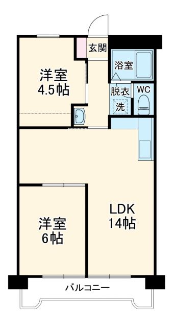 田園ドミールの間取り写真