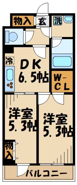 ルフレ世田谷ノールの間取り写真