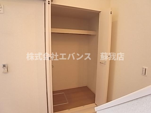 収納　大きなスペースがあり、収納には困りません