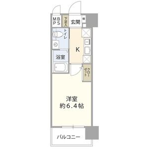 阪神本線 野田駅 徒歩3分 12階建 築22年の間取り写真