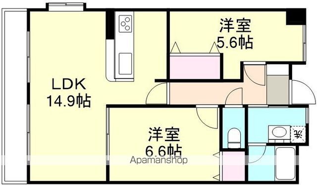 ベルアージュの間取り写真