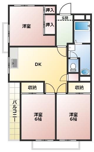 ブランメゾンの間取り写真