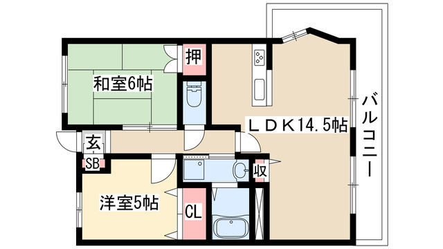 グランメール香久山の間取り写真