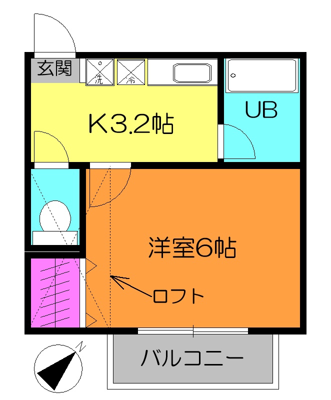 フィオーレ・Nの間取り