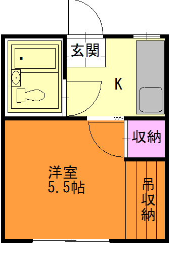 小林レジデンスBの間取り