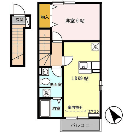 メルヴェイユ船場町の間取り