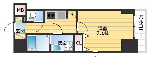 S-RESIDENCE Hommachi Marksの間取り