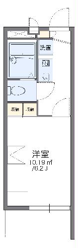 レオパレスハナブサ　Ｎａｒａの間取り